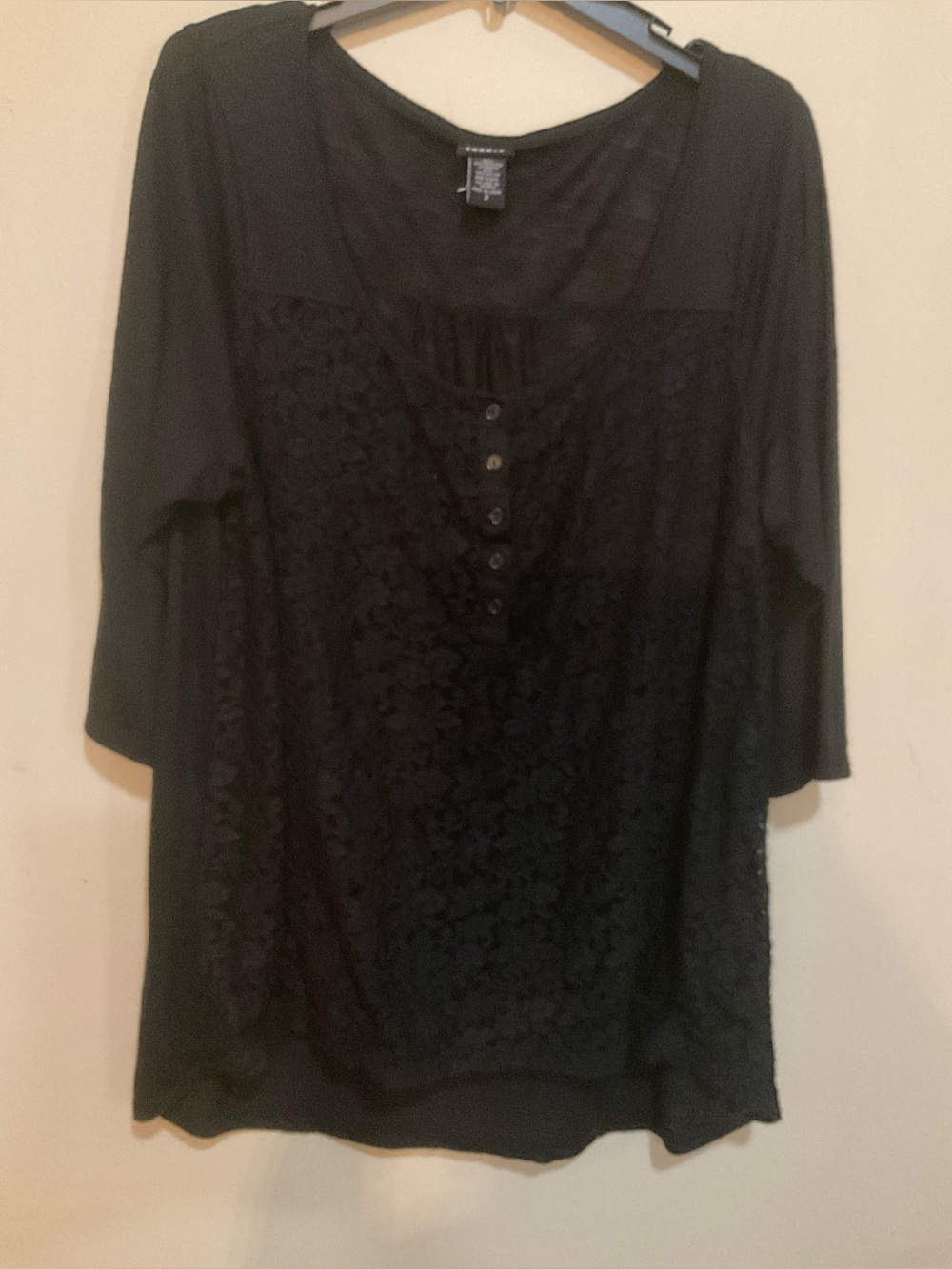 Lace front torrid top